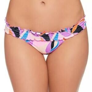 Salt+Cove Kaleidescope Smocked Bikini Swim Bottom